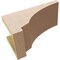 Ekena Millwork 6"W x 12"D x 6"H Wide Moab Rough Cedar Woodgrain TimberThane Corbel, Primed Tan CORUR06X12X06MOARCPR - alternate 5